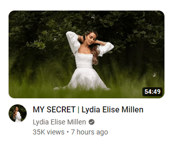 MY SECRET  Lydia Elise Millen 