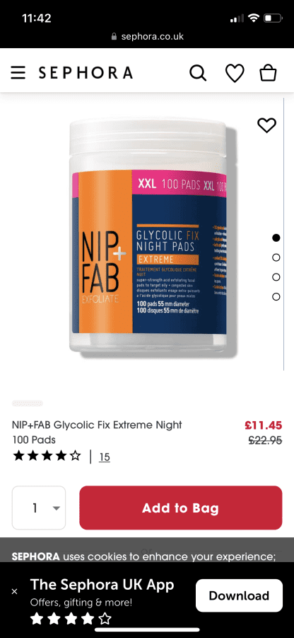 Nip+Fab Glycolic Fix Night Pads Extreme - Caroline Hirons