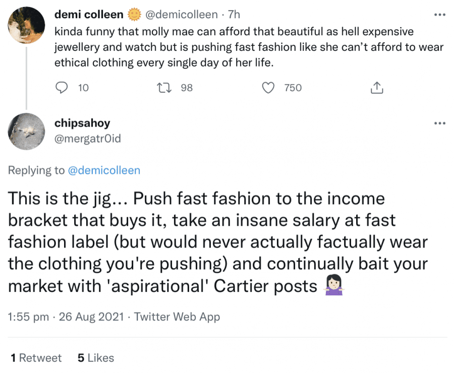 chipsahoy on Twitter @demicolleen This is the jig... Push fast fashion to the income bracket t...png
