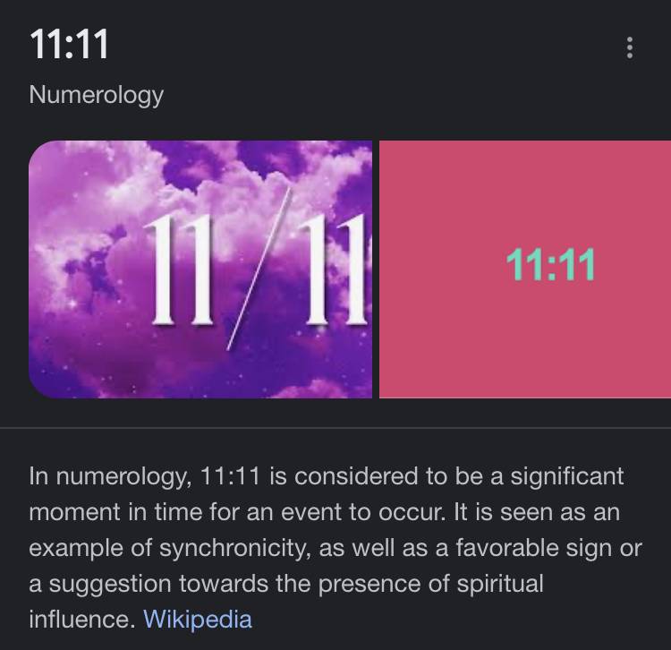 11:11 (numerology) - Wikipedia
