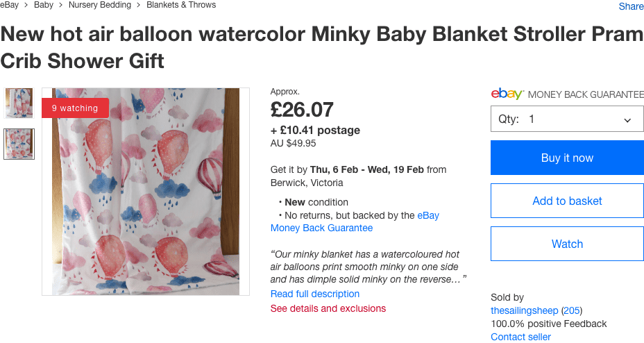 Screenshot_2020-01-24 New hot air balloon watercolor Minky Baby Blanket Stroller Pram Crib Sho...png