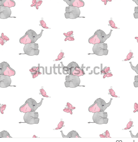 Screenshot_2020-05-19 Seamless Pattern Cute Elephants Butterflies Vector Stock Vector (Royalty...png