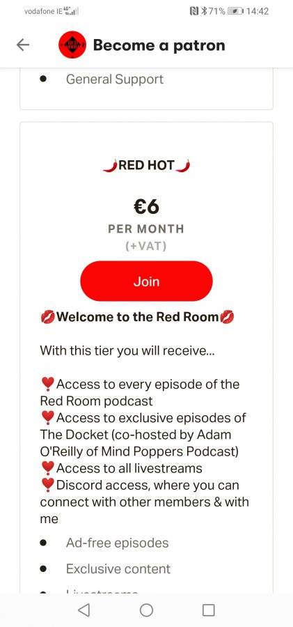 The red room patreon