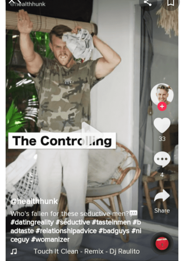 Jasmine Lipska's husband Joshua Luke Campbell performing offensive Nazi salute on social media