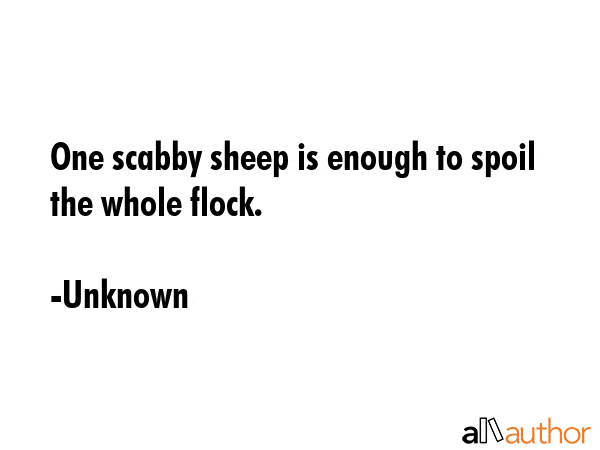 unknown-quote-one-scabby-sheep-is-enough-to-spoil-the-whole.gif
