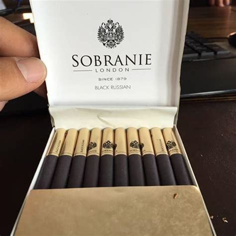 Have you ever tried Sobranie Black Russian? Besides ...