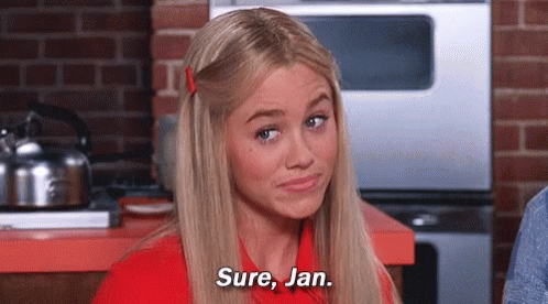 Girl Sure Jan GIF - Girl Sure Jan Sarcastic - Discover & Share GIFs