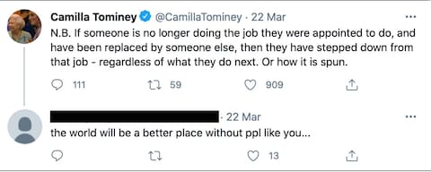 camilla tominey twitter