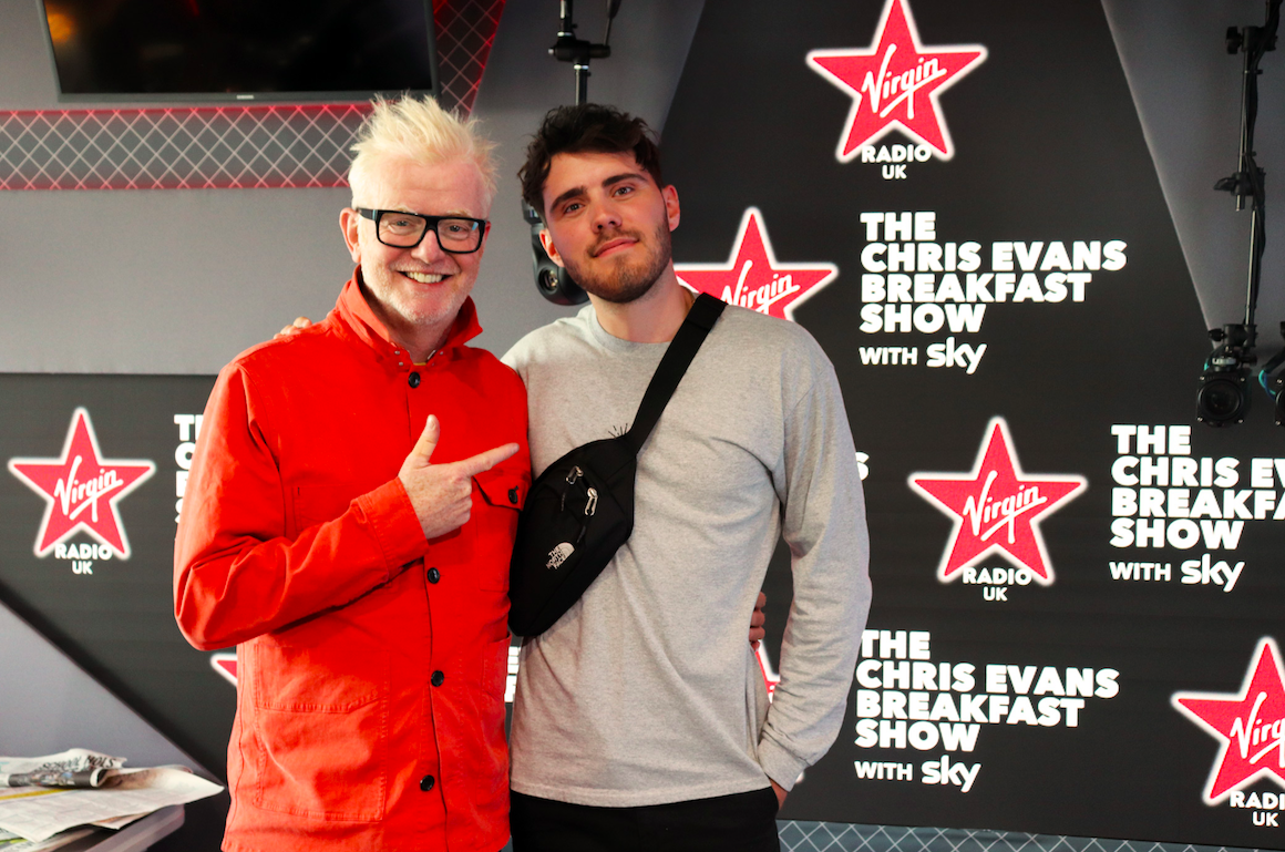  Alfie discussed his life as a vlogger with Chris Evans on the Virgin Radio Breakfast Show